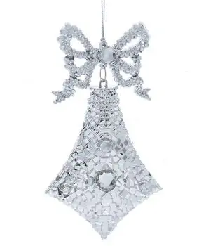 Silver Diamond Ornaments Hanging Decoration - ნაძვის ხის სათამაშო, 2 image