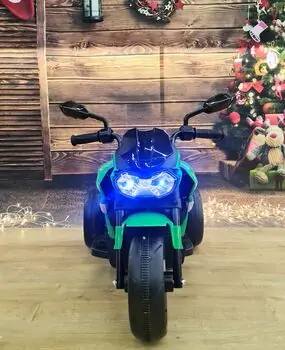 Modern Motorcycle Green - ელექტრო მოტოციკლი, 2 image
