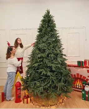 Christmas Tree PE + PVC 270 CM - საახალწლო ნაძვის ხე შერეული სილიკონის წიწვებით