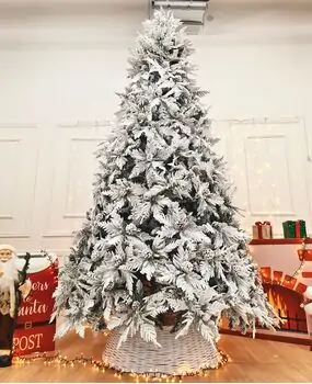 Snow-Covered Christmas Tree საახალწლო ნაძვის ხე დათოვლილი ტოტებით 300 სმ, 2 image