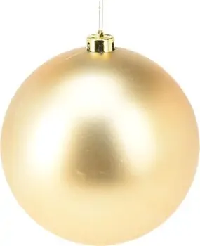 Christmas Ball Hanging Decoration Gold 14 cm - ნაძვის ხის სათამაშო, 3 image