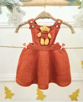 Little Bear Knitted Dress - საბავშვო ნაქსოვი კაბა