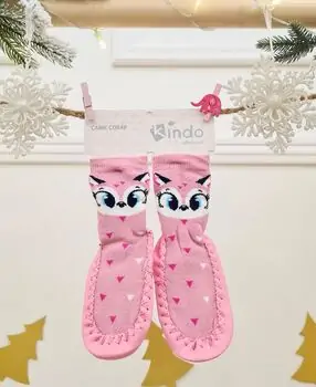 Baby Socks Pretty Fox Pink - საბავშვო წინდები