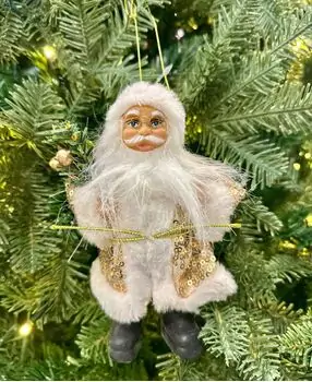 Christmas Decoration Santa 18 CM საახალწლო დეკორაცია სანტა