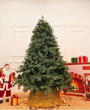 Christmas Tree PE + PVC 210 CM Green - საახალწლო ნაძვის ხე შერეული სილიკონის წიწვებით, 8 image