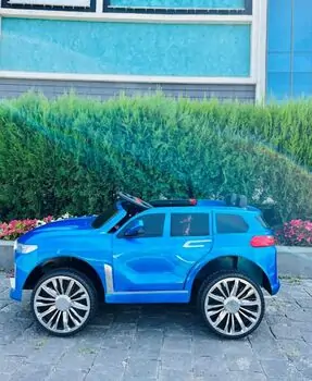 BMW X7 Blue - საბავშვო ელექტრო მანქანა, 2 image