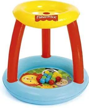 Bestway 93541 Fisher Price Animals Print Inflatable Ball Pit გასაბერი მშრალი აუზი, 2 image