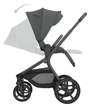 KikkaBoo Goya Platinum Olive 3 in1 - საბავშვო ეტლის კომპლექტი, 6 image