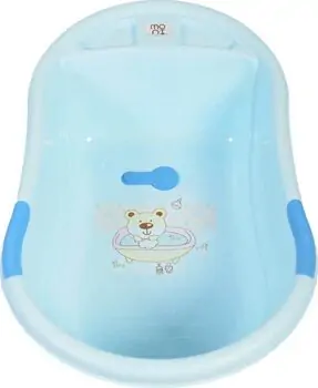 Cangaroo-ს ჩვილის აბაზანა სადგამით LILLY Blue, 3 image