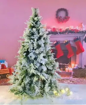 Snow-Covered Christmas Tree დათოვლილი საახალწლო ნაძვის ხე 180 სმ (OT2007), 16 image