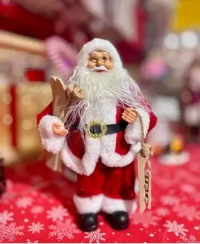 Christmas Decoration Santa 30 CM საახალწლო დეკორაცია სანტა