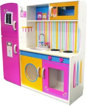 Toy Wooden Kitchen For Kids - საბავშვო ხის სამზარეულო, 2 image