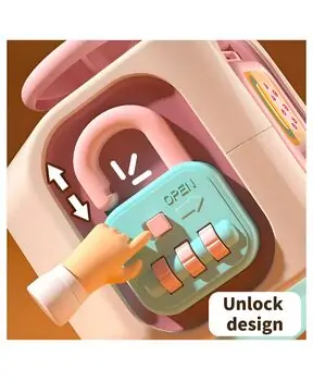Montessori Sensory  6 in 1 Busy Cube - განსავითარებელი სათამაშო კუბი, 6 image
