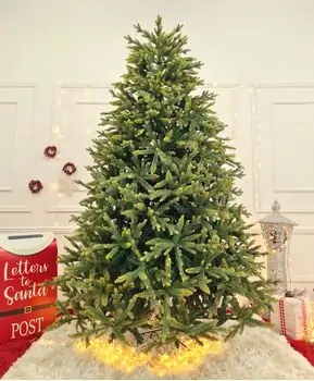 Christmas Tree საახალწლო ნაძვის ხე შერეული სილიკონის წიწვებით 240 CM (OT2330), 2 image