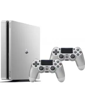 სათამაშო კონსოლი SONY Playstation 4 Console 500 GB + Extra Dualshock Controller (Silver)