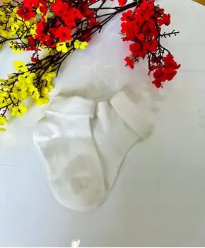 Baby Socks White საბავშვო წინდები, 2 image