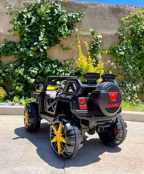 Mercedes Benz 4x4 Sport Yellow - ელექტრო მანქანა, 5 image