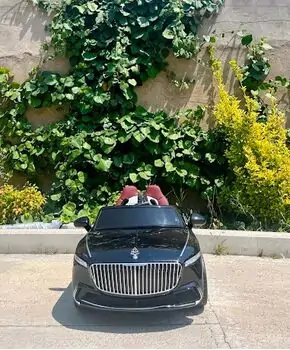 Maybach Electric Car Black - ელექტრო მანქანა ტყავის სავარძლით, 2 image