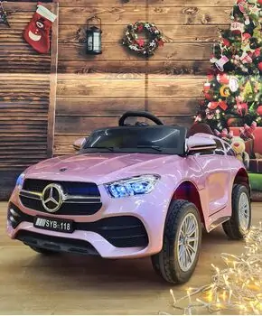 Mercedes-Benz G118 Pink - ელექტრო მანქანა კაუჩუკის საბურავებით და ტყავის სავარძლით