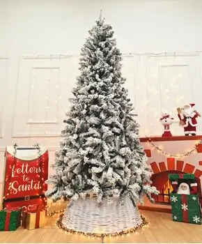 Christmas Tree PVC 240 CM Snow-Covered  - დათოვლილი ნაძვის ხე, 8 image