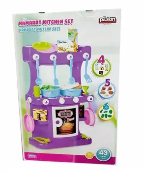 Kitchen Set Purple 03 335 Pilsan-ის საბავშვო სათამაშო სამზარეულო, 2 image