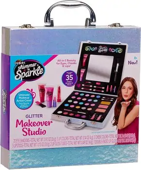 Cra-Z-Art Glitter Makeover Studio საბავშვო კოსმეტიკის ნაკრები