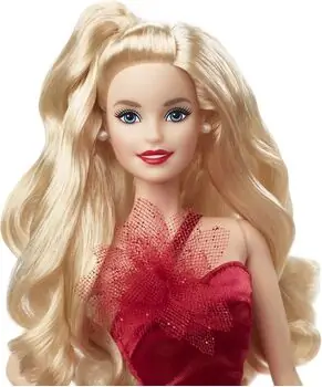 Barbie HBY03 Holiday Doll - ბარბის სათამაშო თოჯინა, 3 image