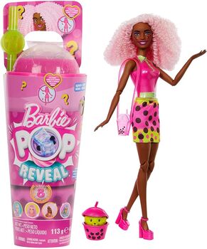 Barbie Pop Reveal Doll with Pink Hair- თოჯინა ვარდისფერი თმით