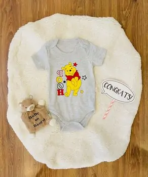 Winnie the Pooh Grey 8019 მოკლემკლავიანი ბოდე