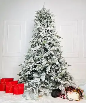 Snow-Covered Christmas Tree დათოვლილი საახალწლო ნაძვის ხე 240 სმ (OT2016)