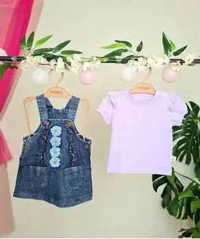 Flowers Dress 2in1 Set 26-746 Maibella საზაფხულო ორეული, 2 image