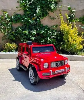 Mercedes Benz G63  Red -  ელექტრო მანქანა კაუჩუკის საბურავებით