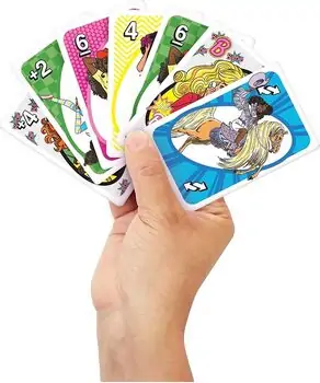 UNO Barbie Card Game - კლასიკური უნო ბარბის თემატიკით