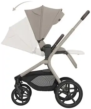 KikkaBoo Goya Platinum Champagne 3 in1 - საბავშვო ეტლის კომპლექტი, 9 image