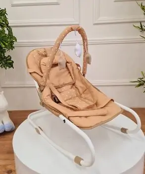 Baby Bouncer Star Beige საბავშვო  შეზლონგი, 4 image