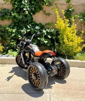Vintage Moto Black  - ელექტრო მოტოციკლი ტყავის სავარძლით, 9 image