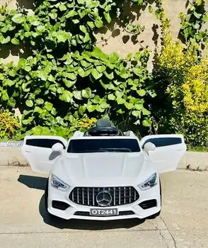 Mercedes-Benz GLA White - ელექტრო მანქანა კაუჩუკის საბურავებით, 2 image