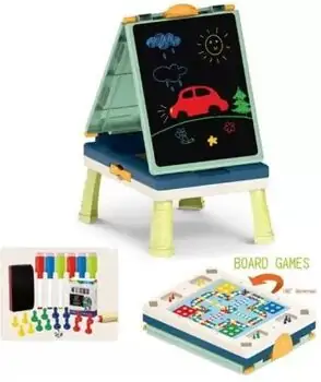 Artists Drawing Board Double-Faced Green საბავშვო ორმხრივი სახატავი დაფა
