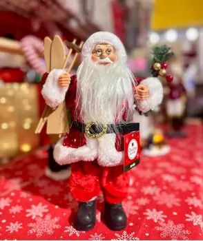 Christmas Decoration Santa 30 CM საახალწლო დეკორაცია სანტა