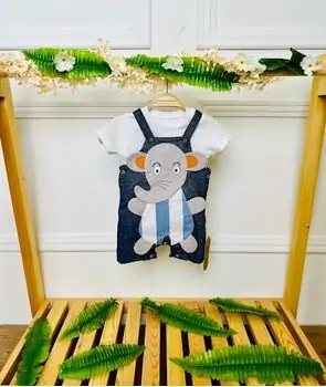 Overalls Big Elephants  საბავშვო კომბინიზონი, 2 image