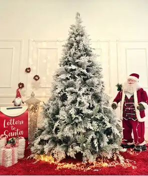Snow-Covered Christmas Tree დათოვლილი საახალწლო ნაძვის ხე 240 სმ (OT2009), 3 image
