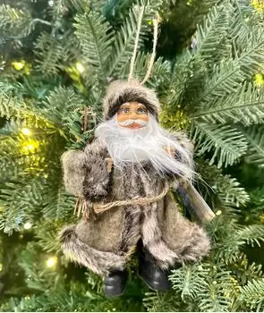 Christmas Decoration Santa 18 CM საახალწლო დეკორაცია სანტა