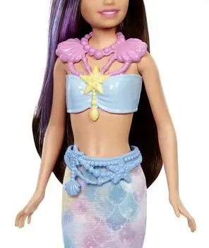 Barbie Sparkling Mermaid Doll With Accessories MTL-HHG55  ბარბის ქალთევზა თოჯინა აქსესუარებით, 7 image