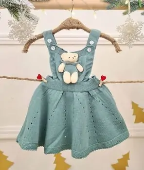 Little Bear Knitted Dress - საბავშვო ნაქსოვი კაბა