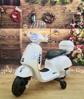 Moped For Kids White - ელექტრო მოპედი