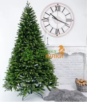 Carpathian Christmas Tree Light Green Tips 210CM PVC + PE  ნაძვის ხე შერეული სილიკონის წიწვებით, 8 image