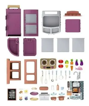 Portable Kitchen Set With Light And Sound - ფუნქციური საბავშვო სამზარეულო, 8 image