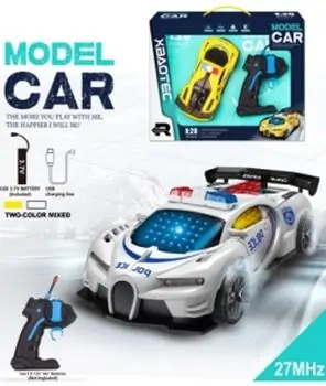 RC Police Car 3D Lighting - სათამაშო დისტანციური მანქანა განათებით