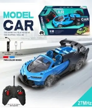 RC Model Car Blue - სათამაშო დისტანციური მანქანა