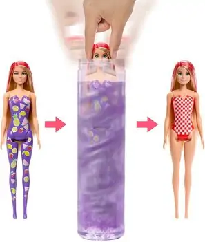 Barbie Color Reveal Sweet Fruit Series HJX49 - ბარბის თოჯინა ფერის ტრანსფორმაციით, 3 image